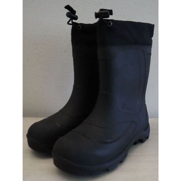 Kamik Men's Sz 6 Women's 7.5 Black Waterproof Insulated Rubber Rain/Snow Boots - Picture 2 of 7